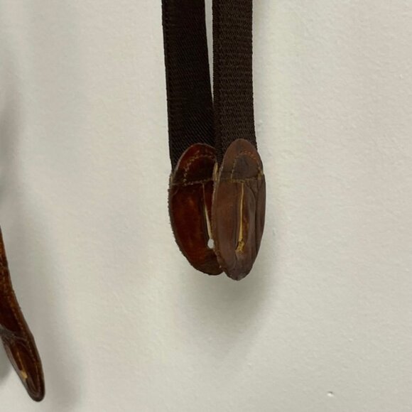 Martin Dingman Men's Leather Suspenders - Brown Leather - Adjustable - EUC - Picture 6 of 6